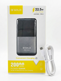 A Gold 20000 mAh Fast Charging Power Bank