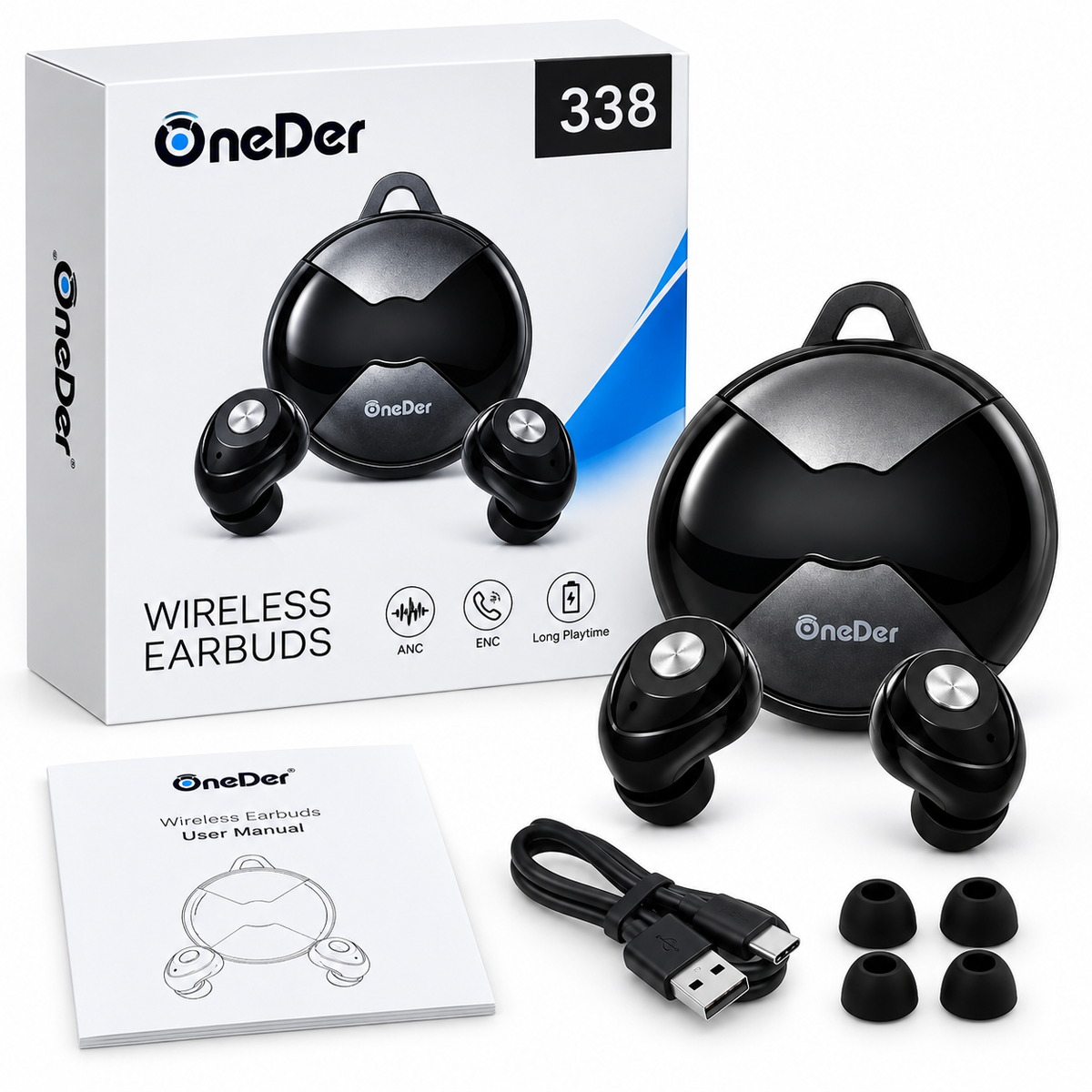 OneDer 338 Wireless Earbuds