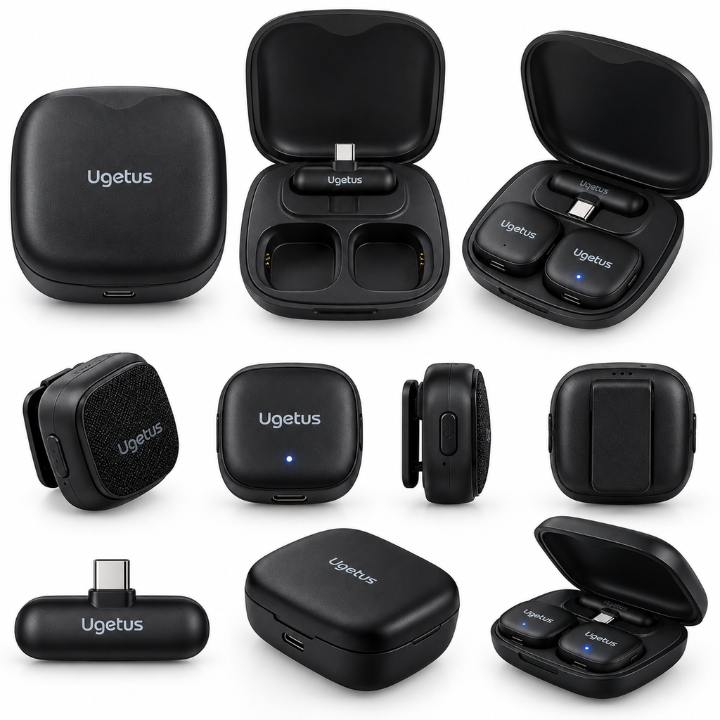 Wireless Microphone with AI Noise Cancellation