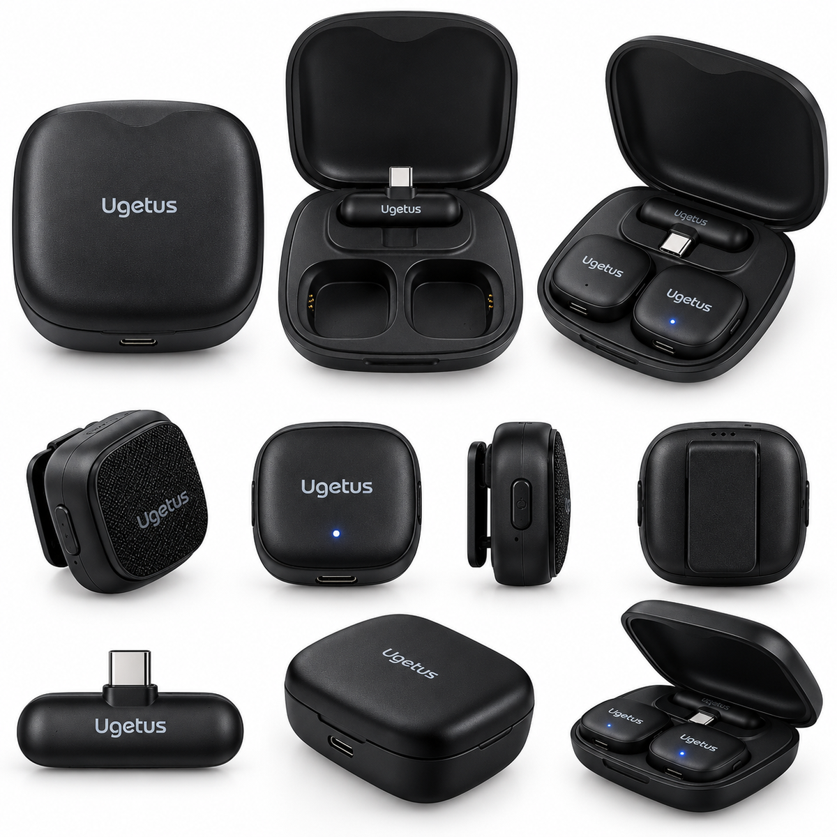 Wireless Microphone with AI Noise Cancellation