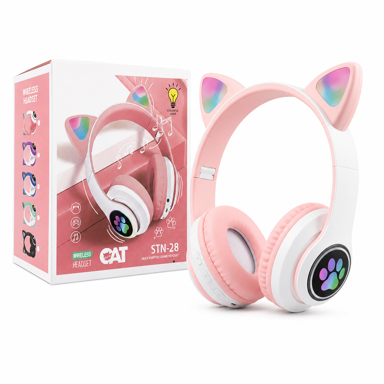 Wireless Cat Ear Headset – STN-28