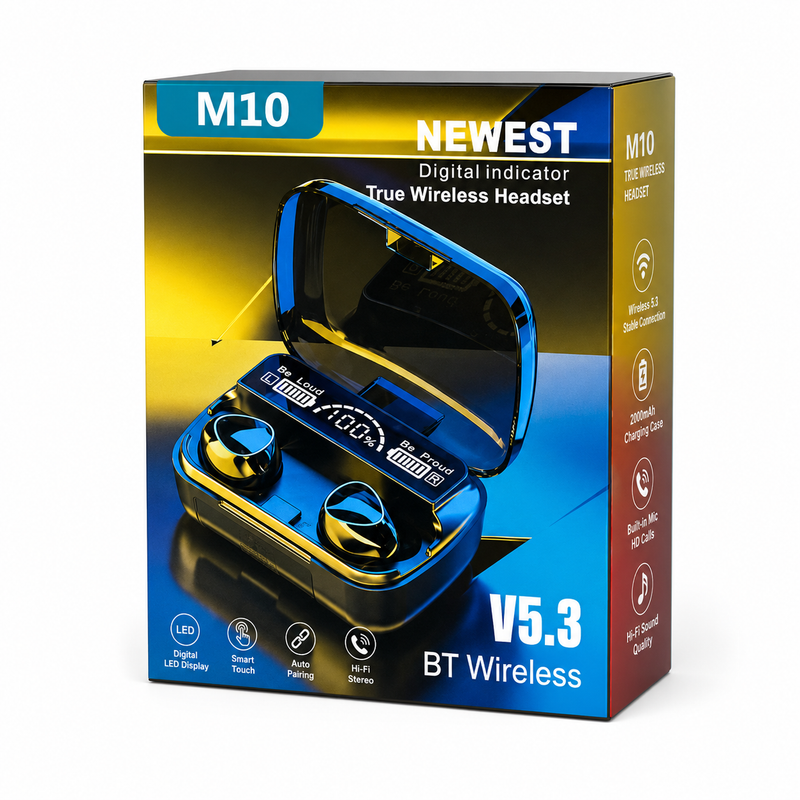 M10 TWS Wireless Bluetooth Earbuds