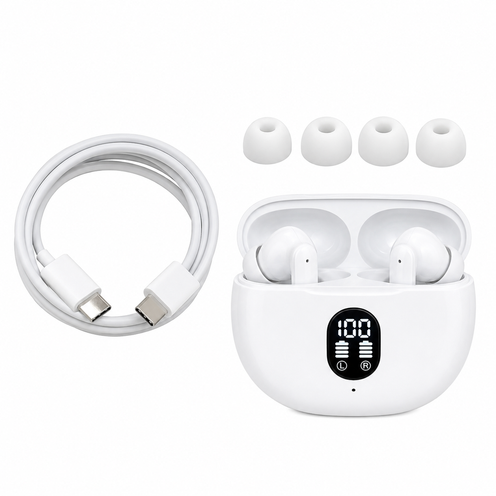 O-LONNIE Round N15 Wireless Bluetooth Earbuds