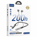 Wireless Neckband – 200 Hours Battery